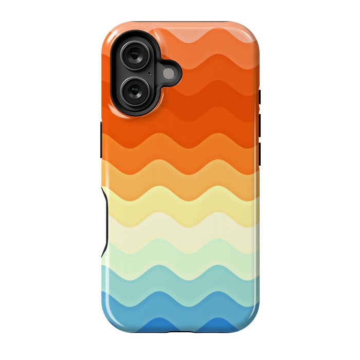 iPhone 16 StrongFit Color Waves by Creativeaxle