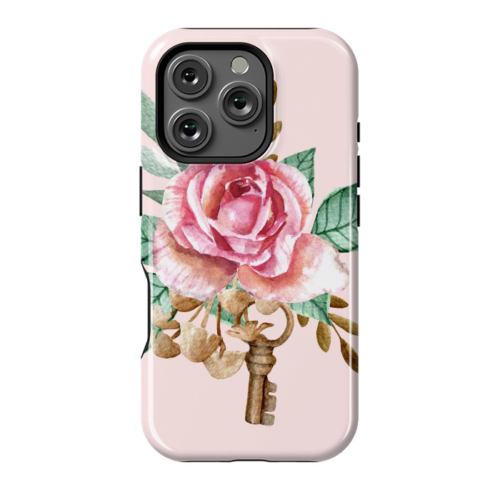 iPhone 16 Pro StrongFit Vintage rose by Julia Badeeva