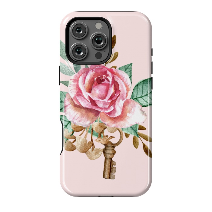 iPhone 16 Pro Max StrongFit Vintage rose by Julia Badeeva