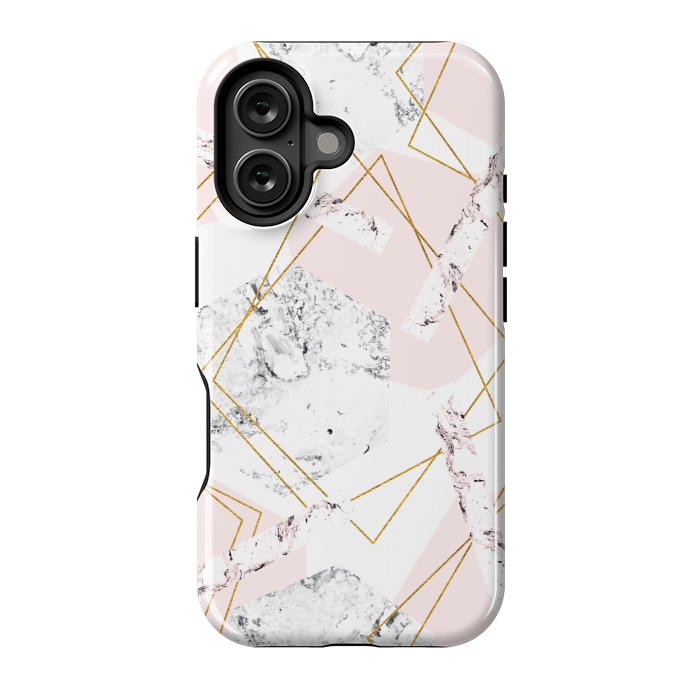 iPhone 16 StrongFit Marble and abstract frames by Julia Badeeva