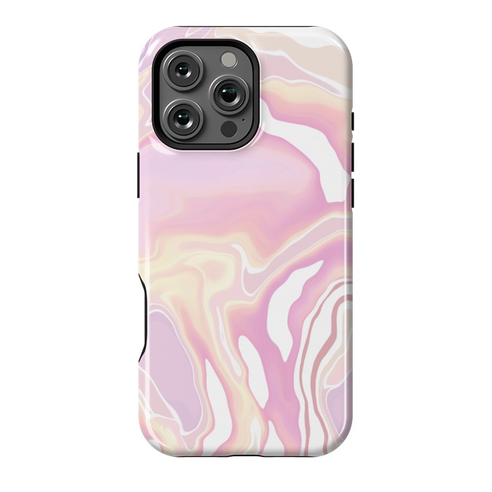 iPhone 16 Pro Max StrongFit Pink marble art by Jms