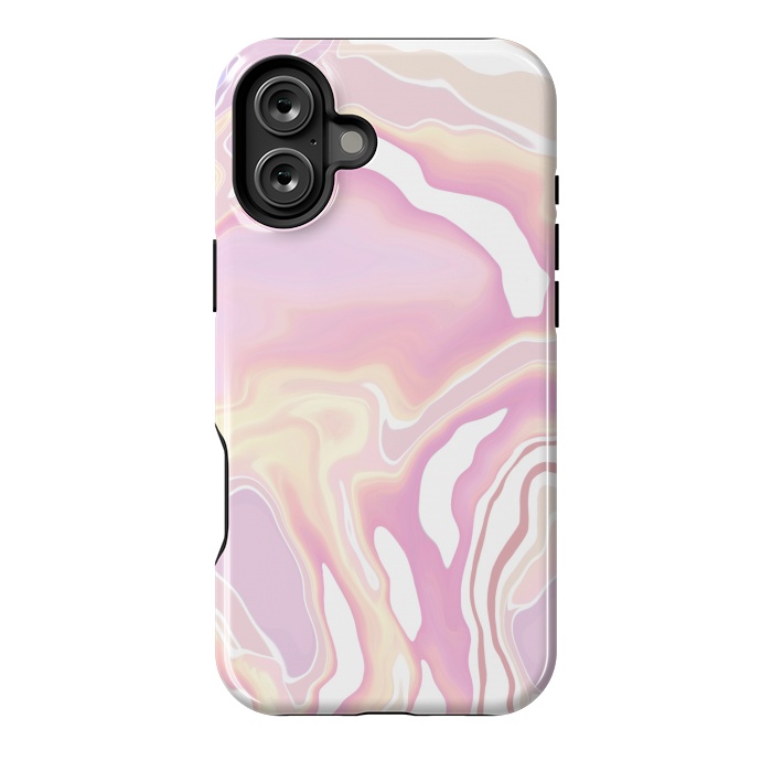 iPhone 16 Plus StrongFit Pink marble art by Jms