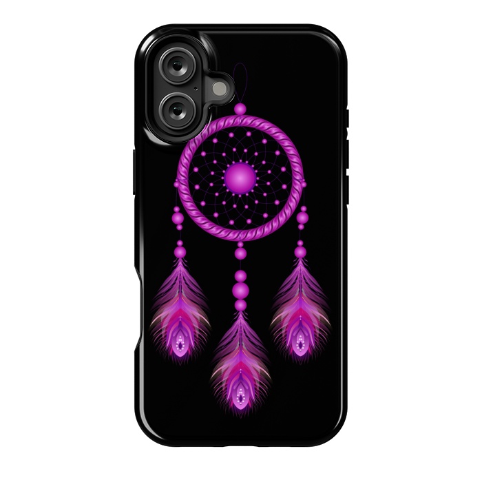 iPhone 16 Plus StrongFit Pink dream catcher  by Winston