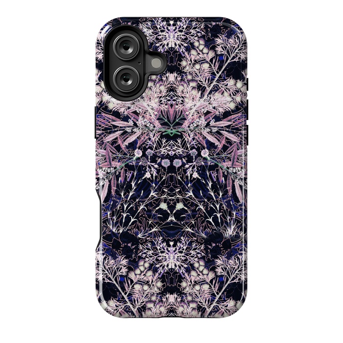 iPhone 16 Plus StrongFit Vintage wild flowers illustration by Oana 