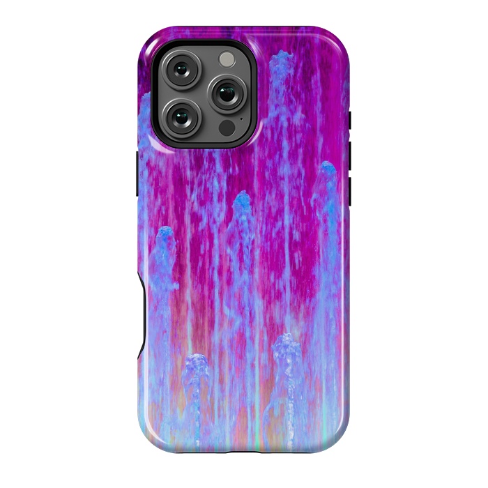 iPhone 16 Pro Max StrongFit Pink blue abstract  by Winston