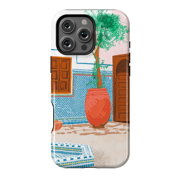 iPhone 16 Pro Max StrongFit Moroccan Villa by Uma Prabhakar Gokhale