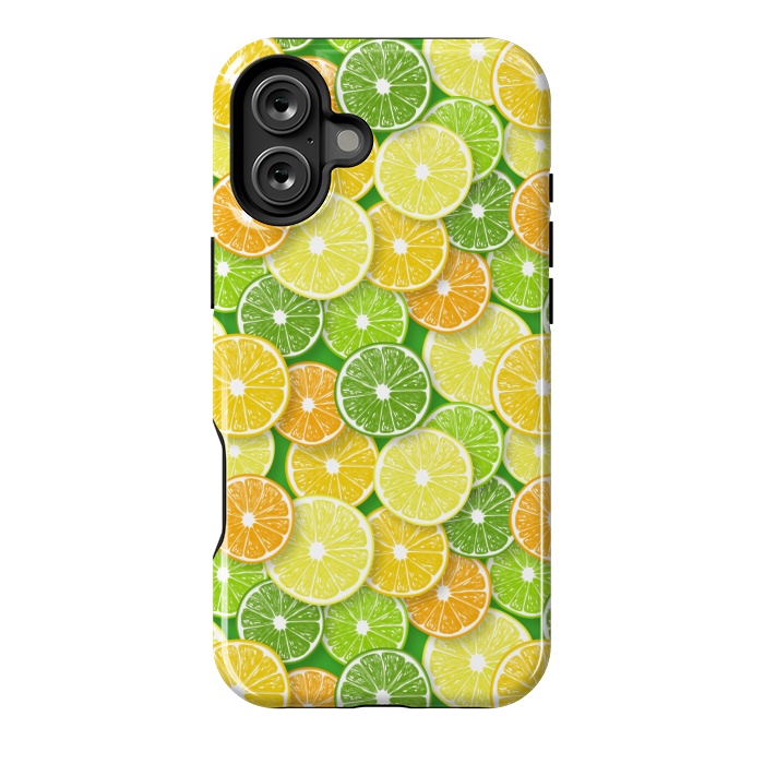 iPhone 16 Plus StrongFit Citrus fruit slices 2 by Katerina Kirilova