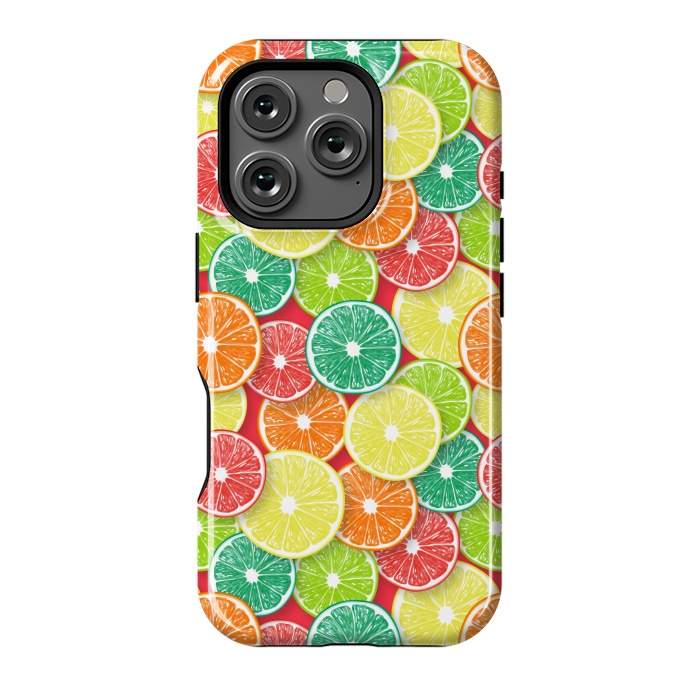 iPhone 16 Pro StrongFit Citrus fruit slices 3 by Katerina Kirilova