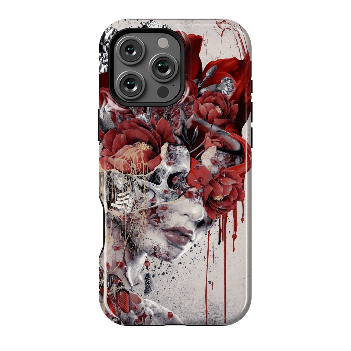 iPhone 16 Pro Max StrongFit Queen of Skulls by Riza Peker