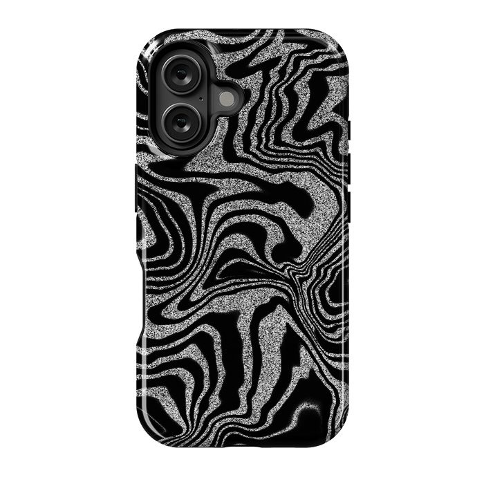 iPhone 16 StrongFit Black & white print by Jms