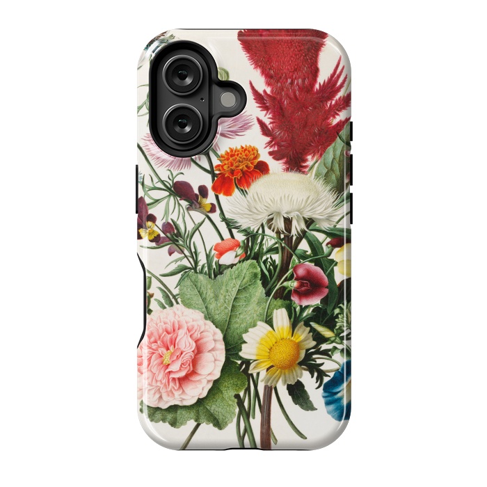 iPhone 16 StrongFit Vintage Bouquet by Zala Farah