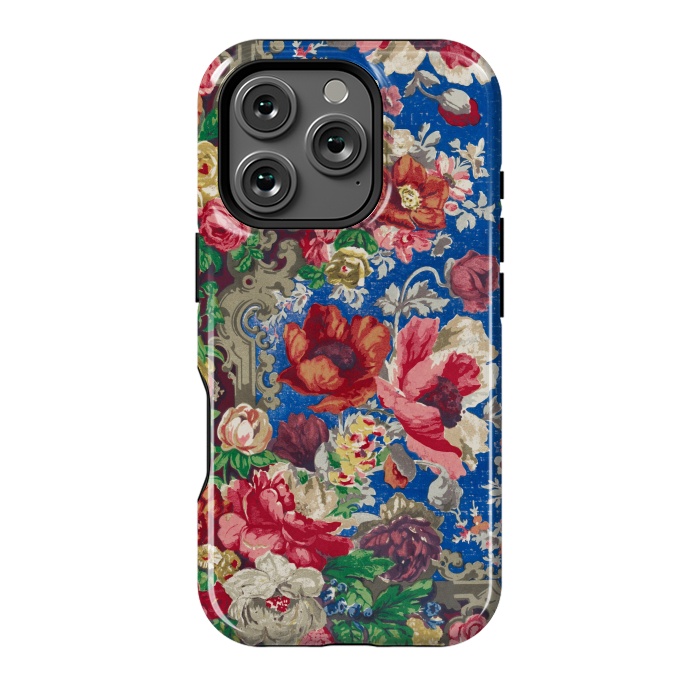 iPhone 16 Pro StrongFit Blue Carpet Print by Zala Farah