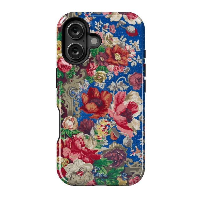 iPhone 16 StrongFit Blue Carpet Print by Zala Farah