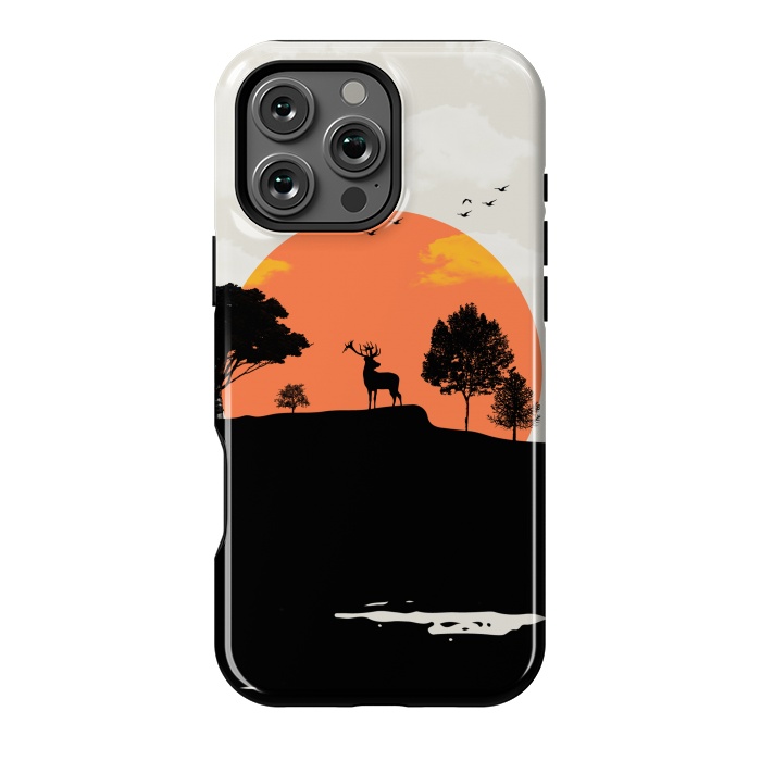 iPhone 16 Pro Max StrongFit Deer in the Forest by Creativeaxle