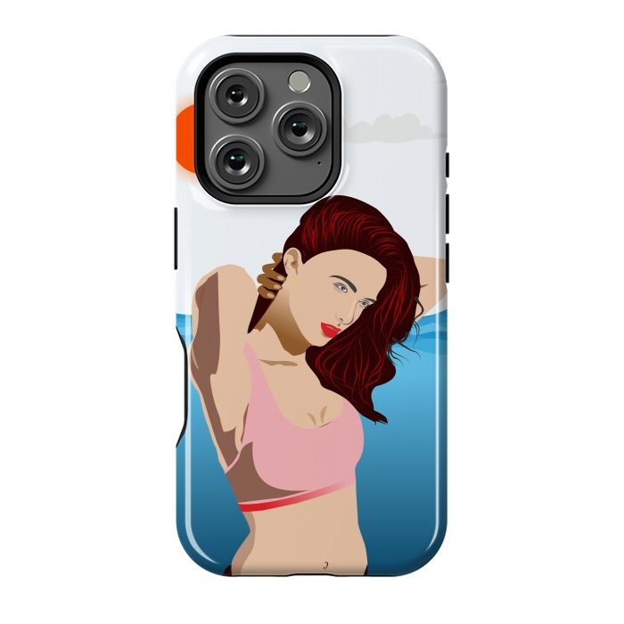 iPhone 16 Pro StrongFit Ocean Bath by Creativeaxle