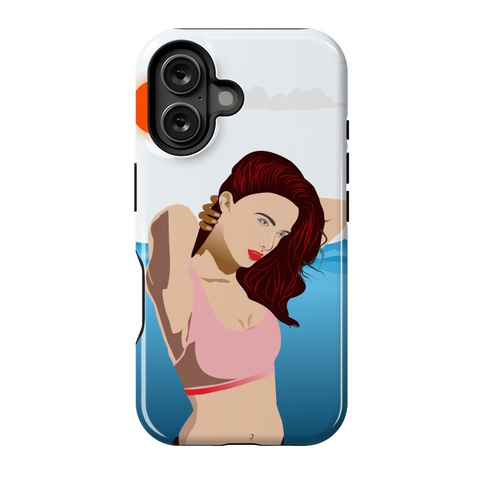 iPhone 16 StrongFit Ocean Bath by Creativeaxle