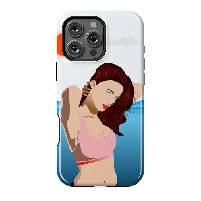 iPhone 16 Pro Max StrongFit Ocean Bath by Creativeaxle