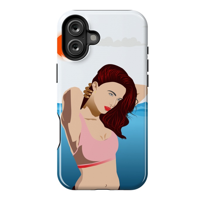 iPhone 16 Plus StrongFit Ocean Bath by Creativeaxle