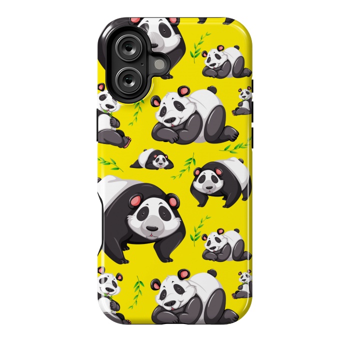 iPhone 16 Plus StrongFit PANDA IS LOVE 3 by MALLIKA