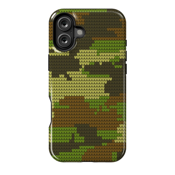 iPhone 16 Plus StrongFit camo hearts by haroulita