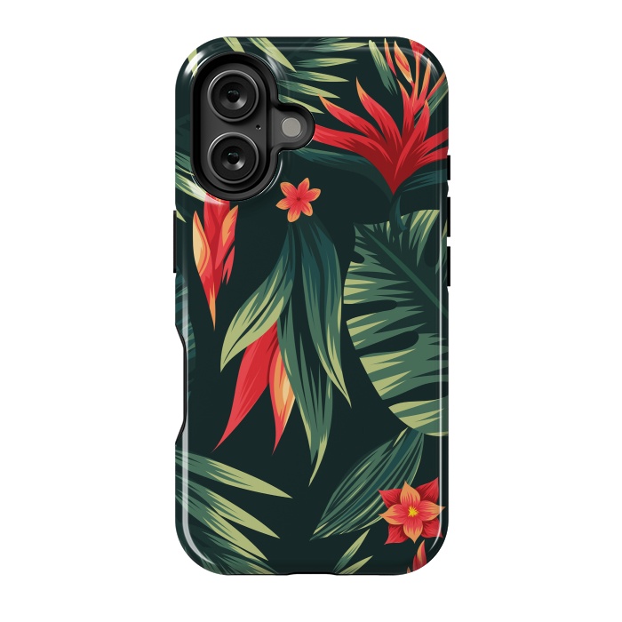 iPhone 16 StrongFit tropical blossom by haroulita