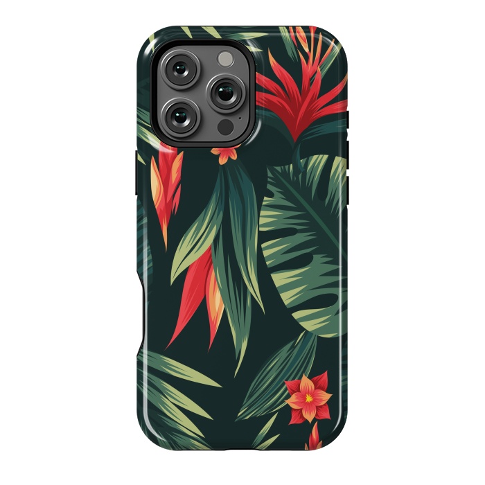 iPhone 16 Pro Max StrongFit tropical blossom by haroulita