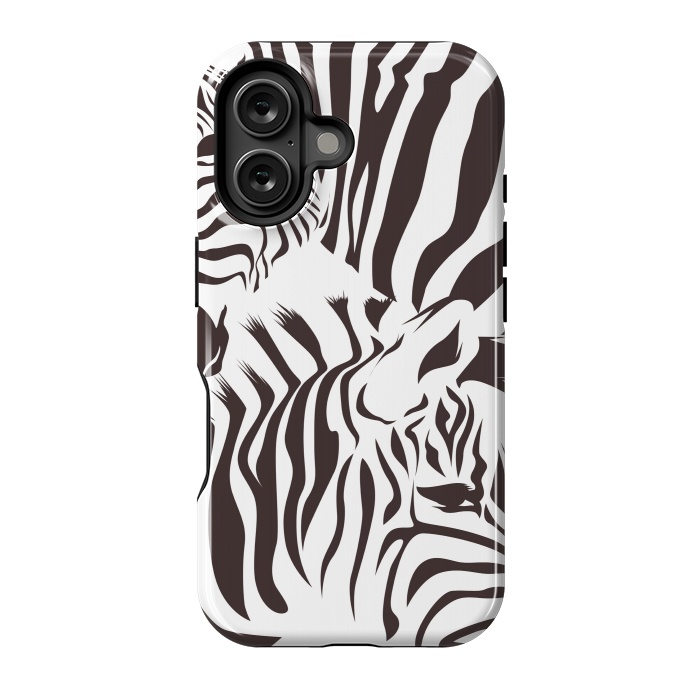 iPhone 16 StrongFit zebra l by haroulita