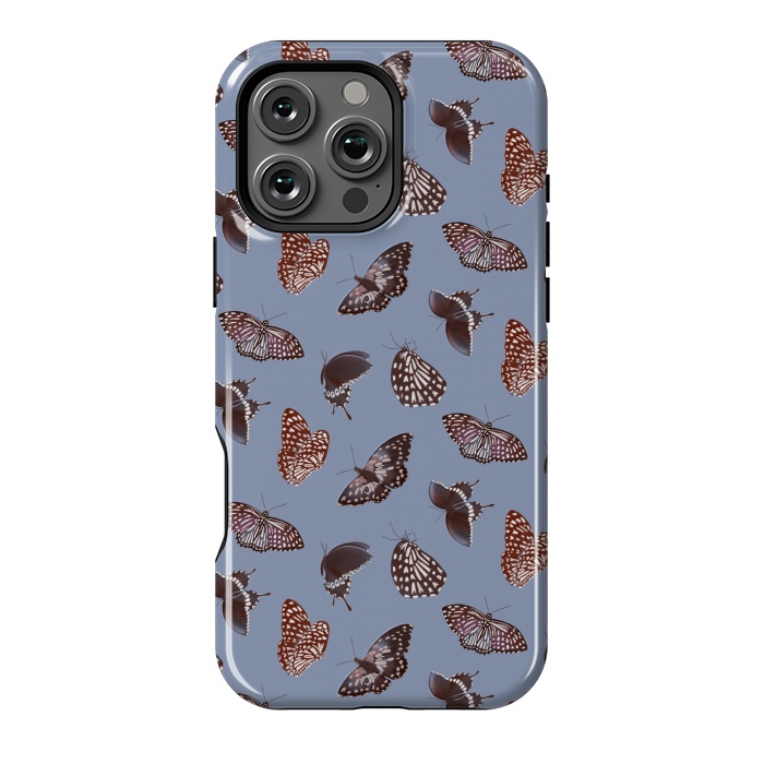 iPhone 16 Pro Max StrongFit Dark Butterflies by Tishya Oedit