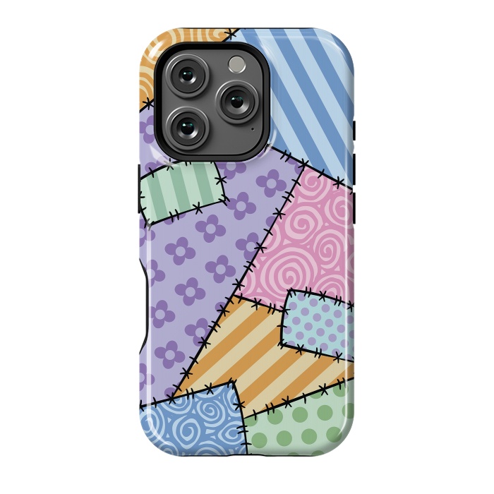 iPhone 16 Pro StrongFit Patchwork by Laura Nagel