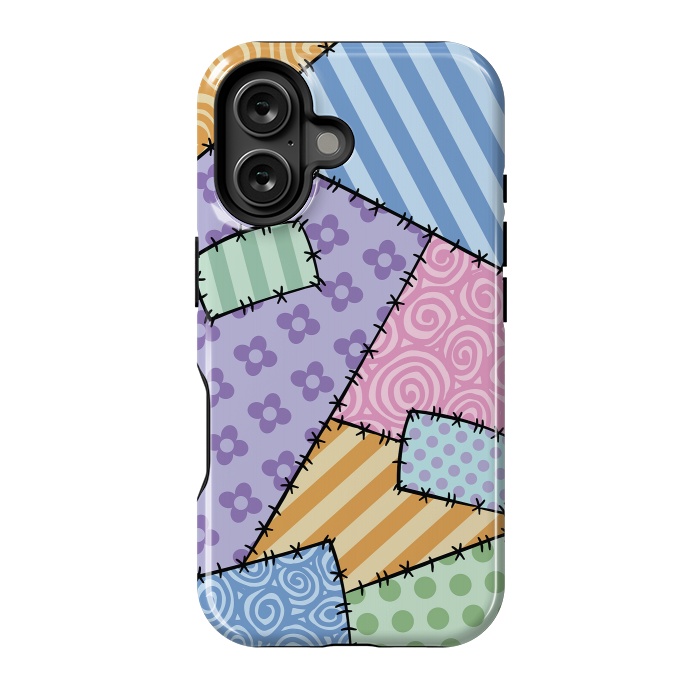 iPhone 16 StrongFit Patchwork by Laura Nagel