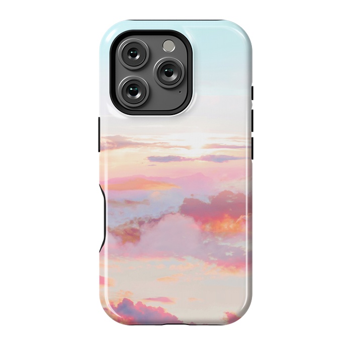 iPhone 16 Pro StrongFit Blush Clouds by Uma Prabhakar Gokhale