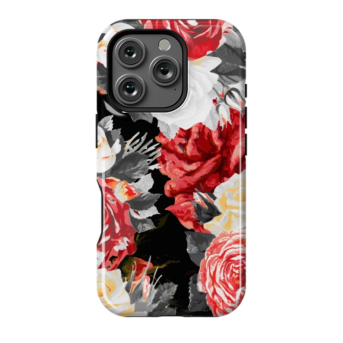 iPhone 16 Pro StrongFit Red and white roses by Oana 