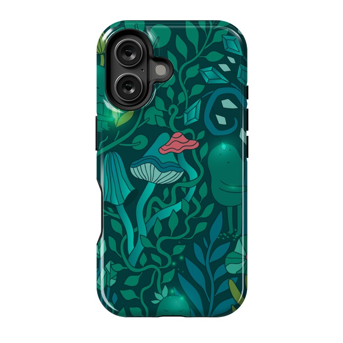 iPhone 16 StrongFit Emerald forest keepers.  by Anna Alekseeva