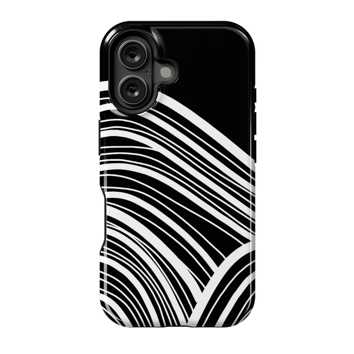 iPhone 16 StrongFit The white waves by Steve Wade (Swade)