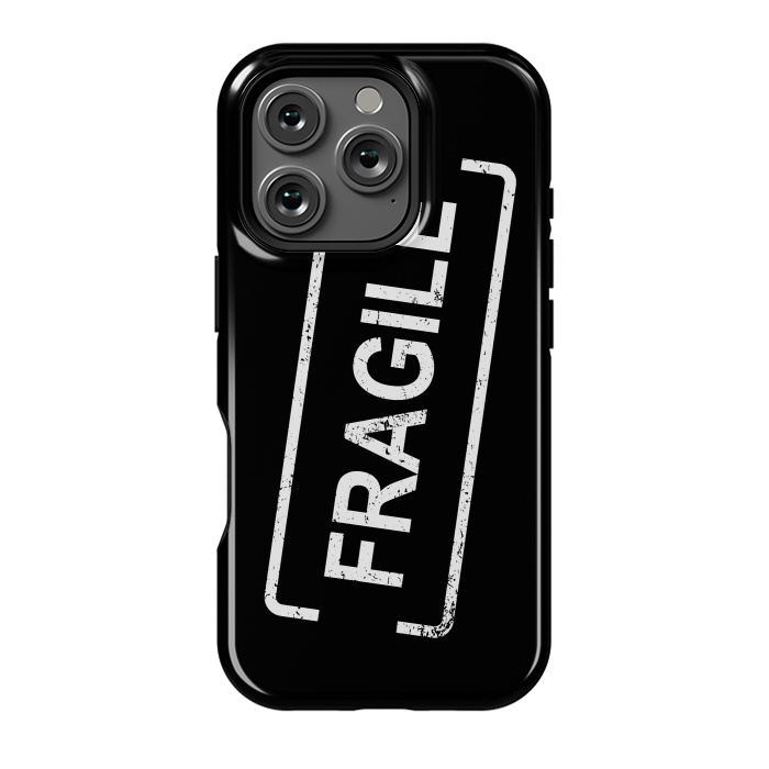 iPhone 16 Pro StrongFit Fragile White by Martina