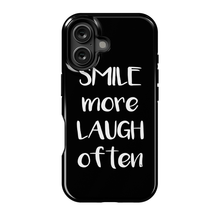 iPhone 16 StrongFit Smile more quote by Martina