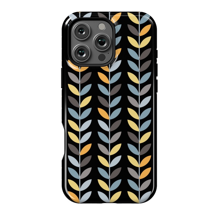 iPhone 16 Pro Max StrongFit YELLOW LEAF PATTERN 2  by MALLIKA