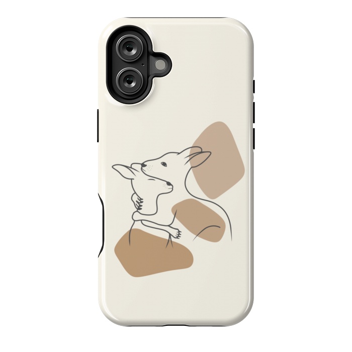 iPhone 16 Plus StrongFit Kangaroo love by Jms