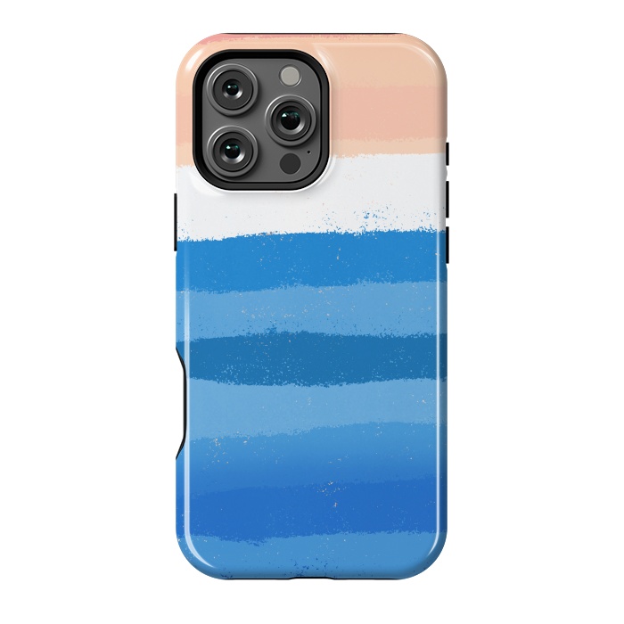 iPhone 16 Pro Max StrongFit The calm painted waves by Steve Wade (Swade)