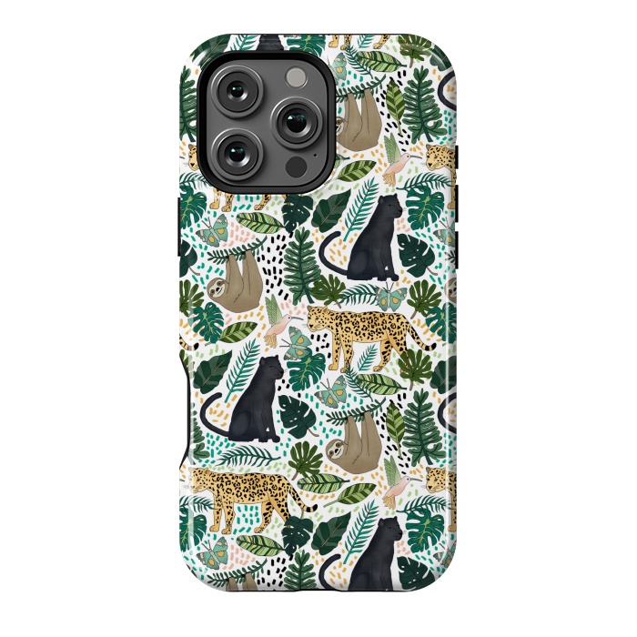 iPhone 16 Pro Max StrongFit Emerald Forest Animals by Tangerine-Tane