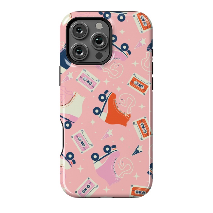 iPhone 16 Pro Max StrongFit Roller skates pattern 04 by Jelena Obradovic