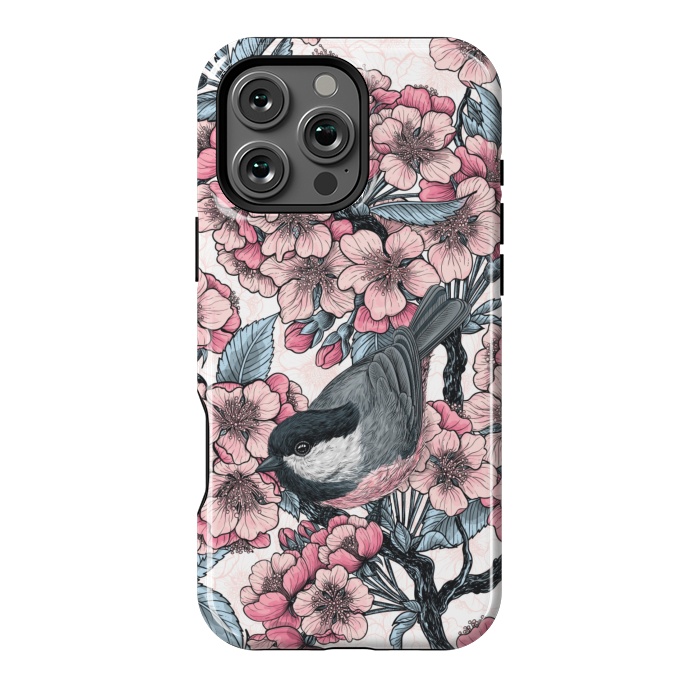 iPhone 16 Pro Max StrongFit Chickadee garden 2 by Katerina Kirilova