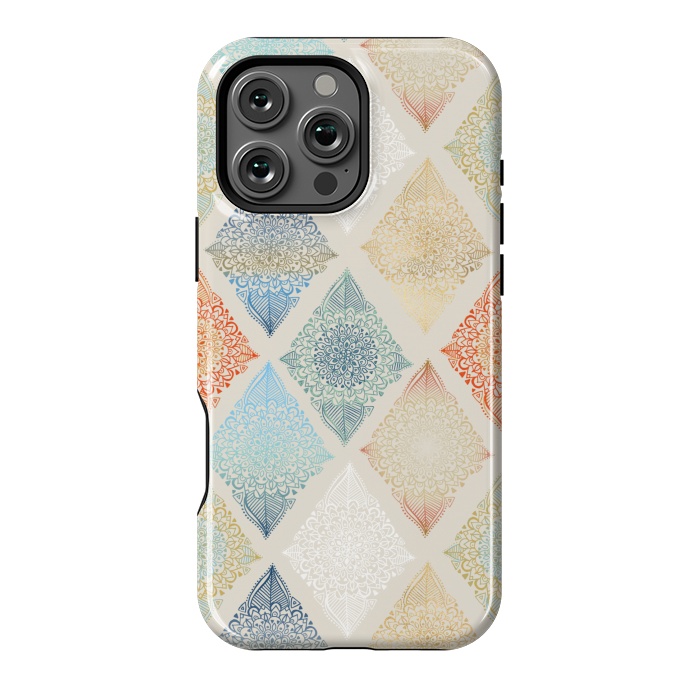 iPhone 16 Pro Max StrongFit Boho Diamonds by Tangerine-Tane