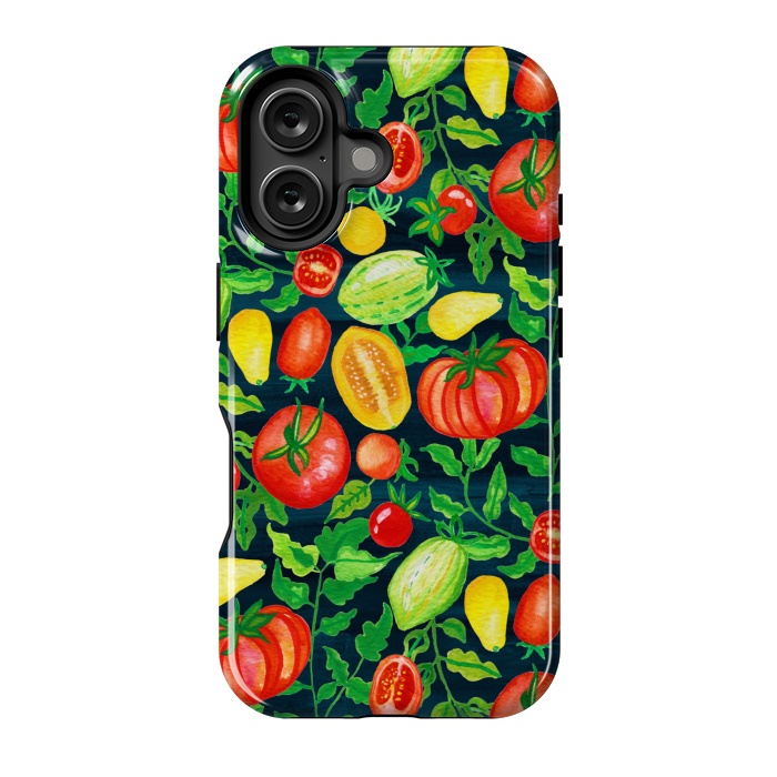 iPhone 16 StrongFit Home Gown Tomatoes  by Tigatiga