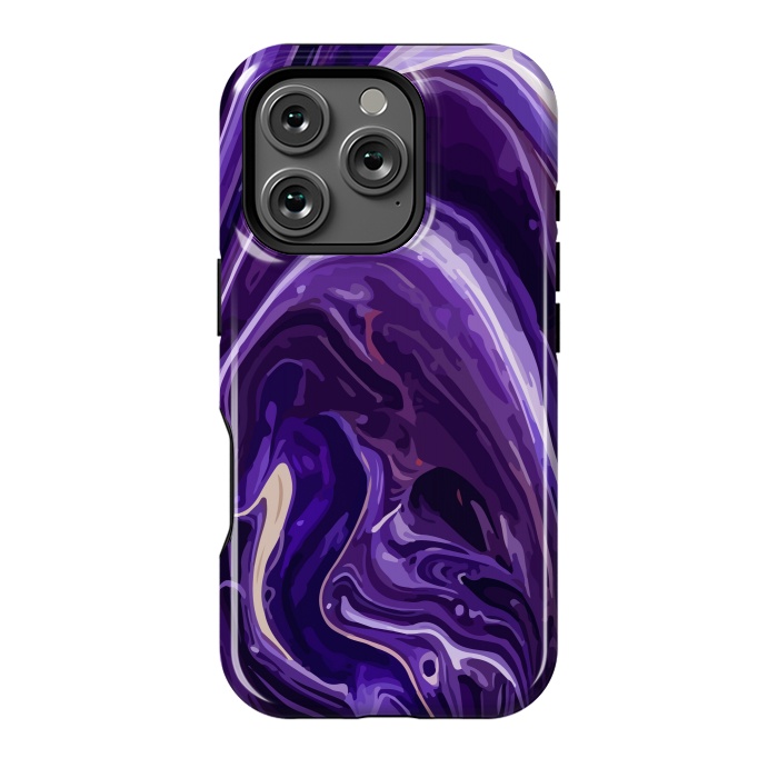 iPhone 16 Pro StrongFit Acrylic Marble Design I by ArtsCase