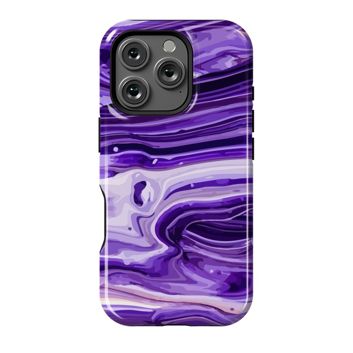 iPhone 16 Pro StrongFit Liquid Marble Design IX by ArtsCase