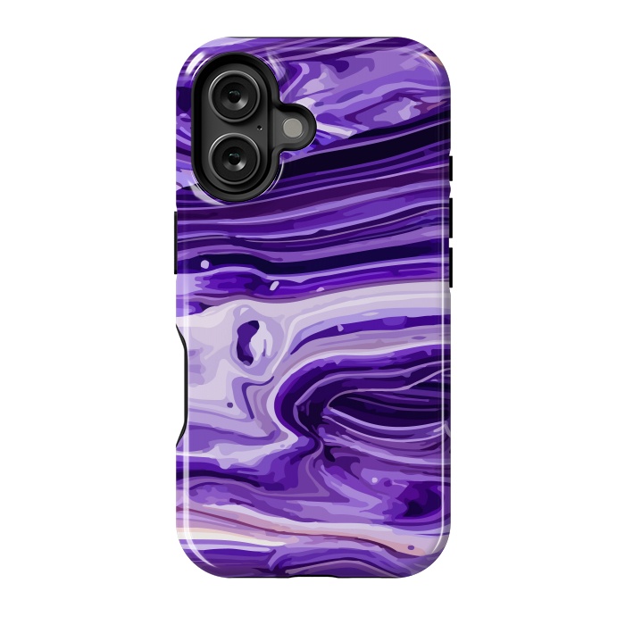 iPhone 16 StrongFit Liquid Marble Design IX by ArtsCase