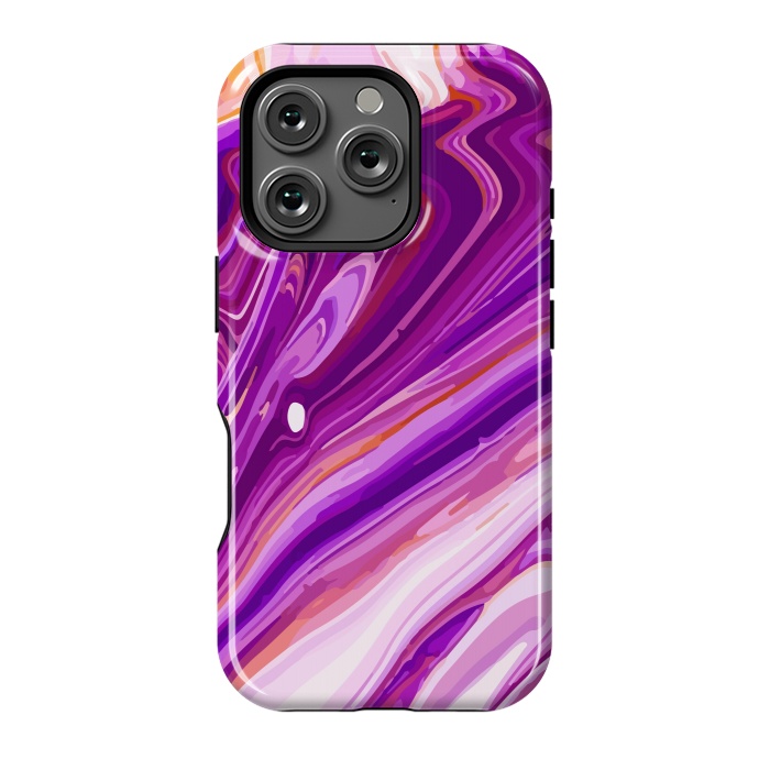 iPhone 16 Pro StrongFit Liquid Marble Design VIII by ArtsCase