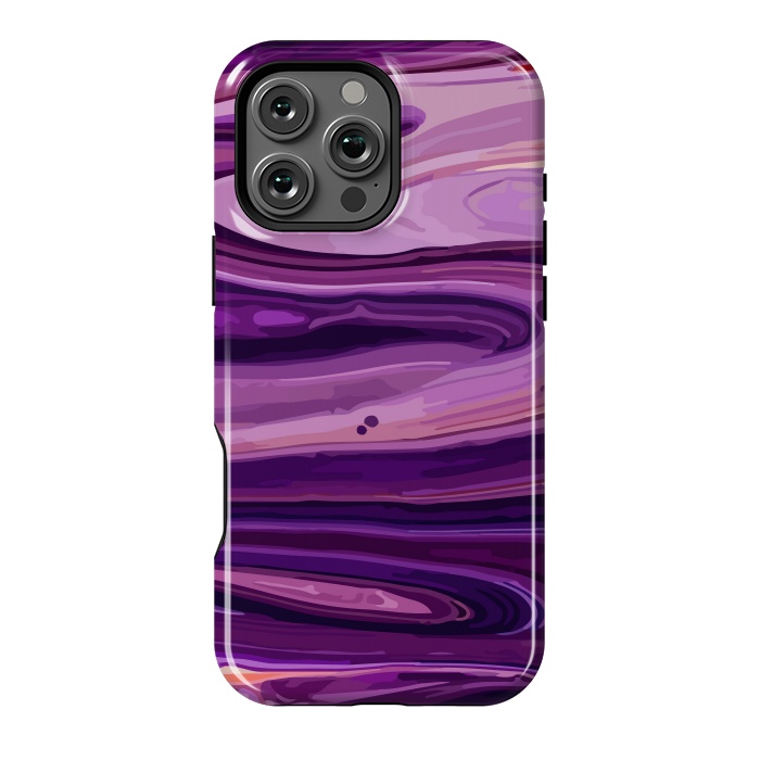 iPhone 16 Pro Max StrongFit Liquid Marble Design by ArtsCase