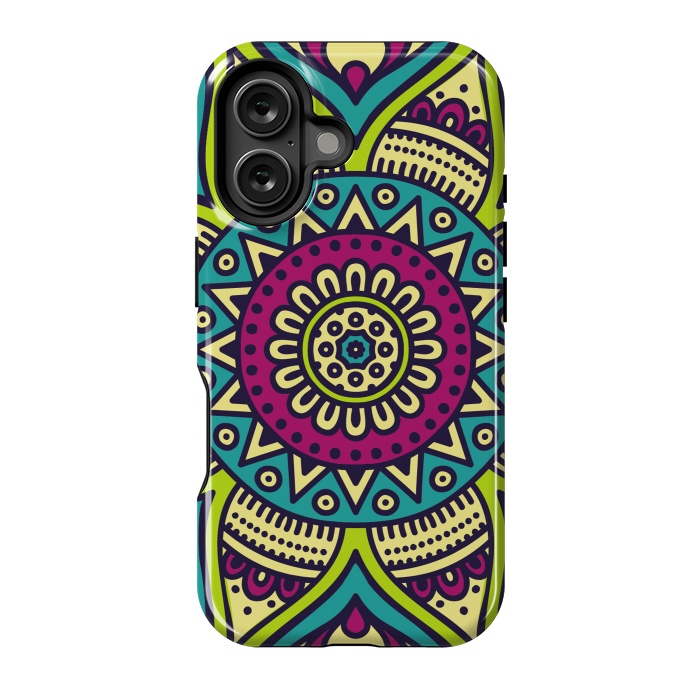 iPhone 16 StrongFit Mandala 455 by ArtsCase